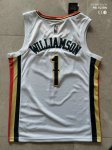 NBA 1 Williamson Pelicans 21-22 city Maillot blanc brodé